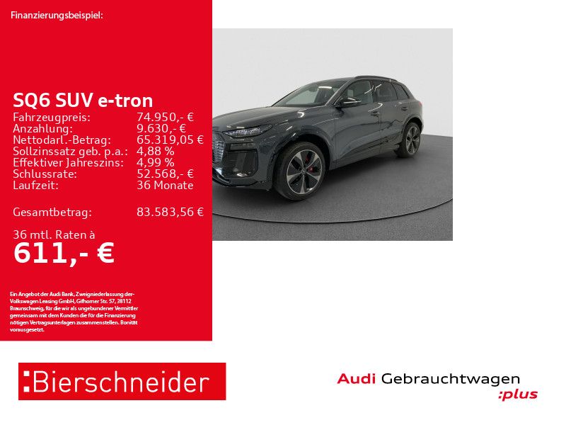Audi SQ6 e-tron edition one grey PANO HuD B&O 360