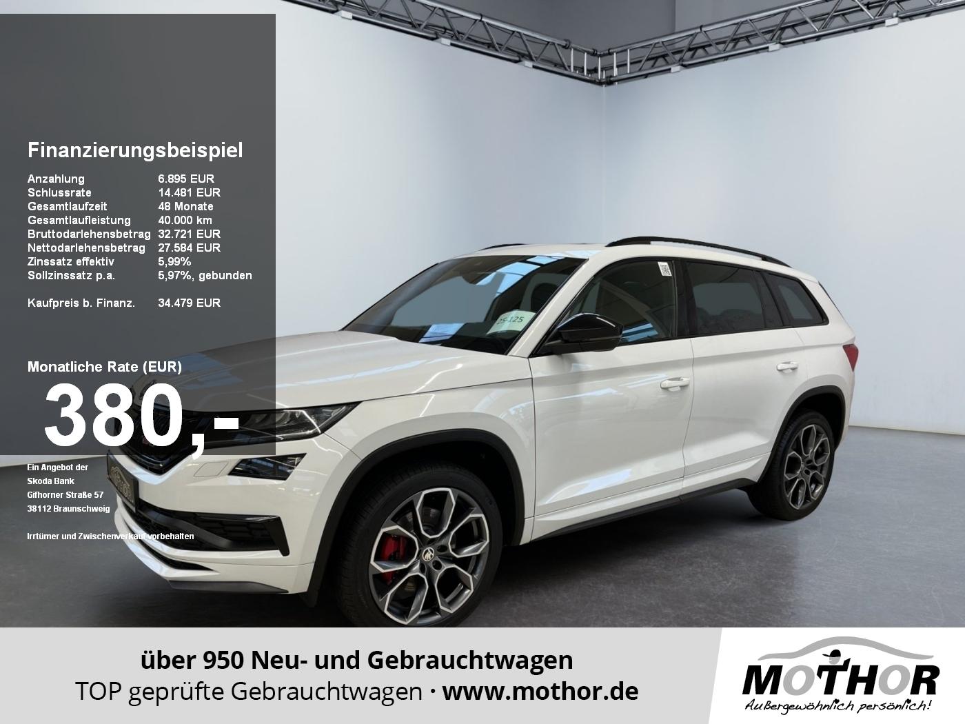Skoda Kodiaq RS 2.0 TDI DSG 4×4 4xSHZ el.Heckklappe