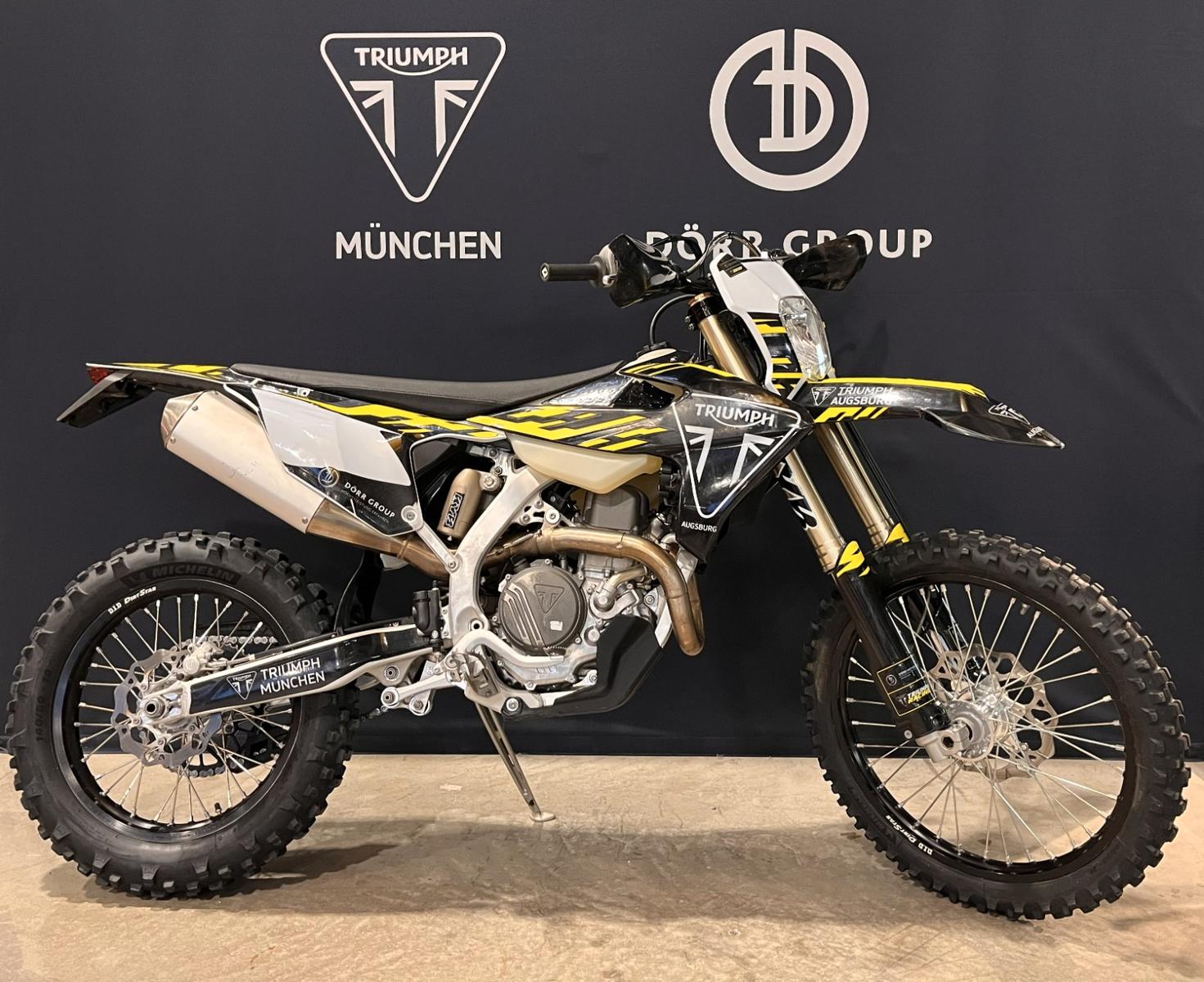 Triumph TF-450 E Enduro nur 14 Bst. Team-Dekor Top!