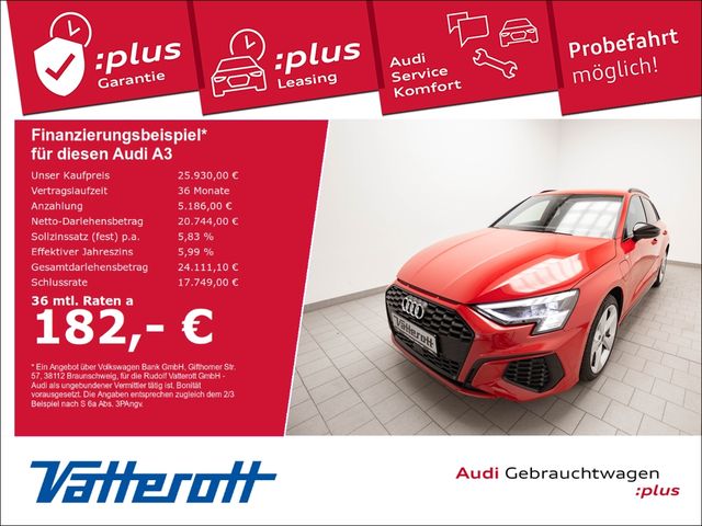 Audi A3 Sportback 40 TFSIe S line Navi AHK LED-Matrix