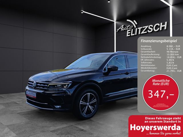 Volkswagen Tiguan TDI Highline DSG 4M STH LED AHK Navi Pano