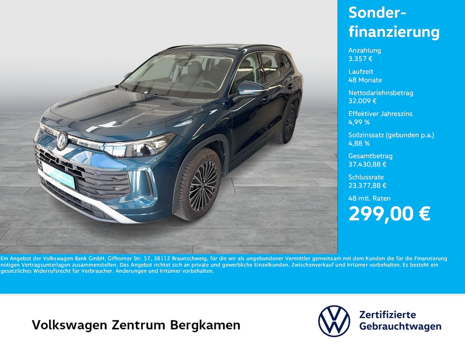 Volkswagen Tayron 1.5 eTSI LIFE AHK CAM ACC LM18 CARPLAY foto 1