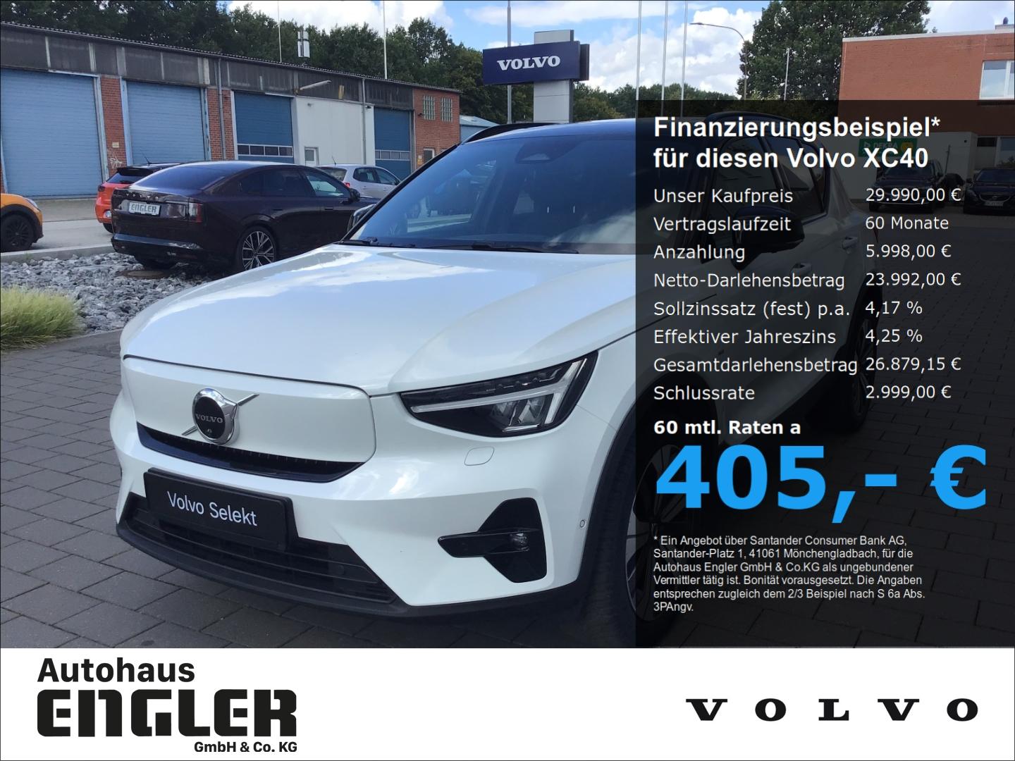 Volvo XC40 Ultimate Recharge Single Motor Stdhzg. Cam