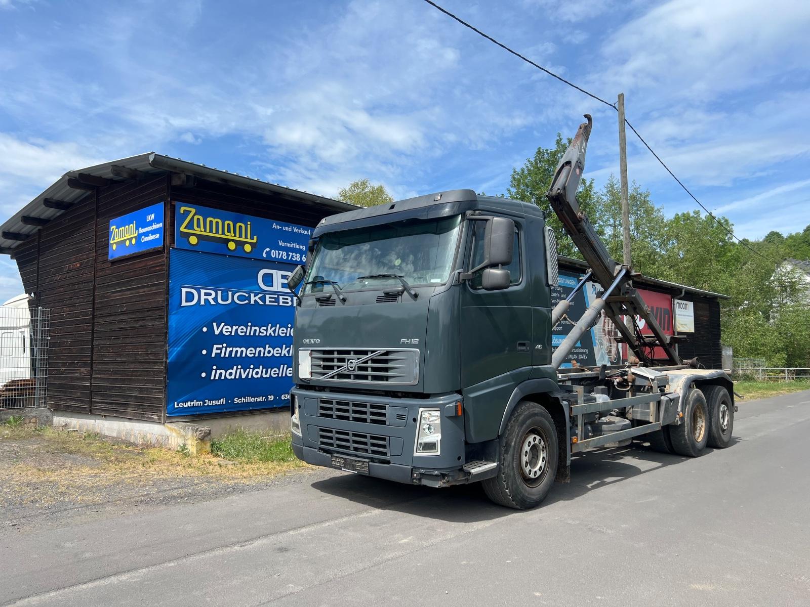 Volvo FH12/Abrollkipper/PALIFT T20A/6x2/BLATT-LUFT/