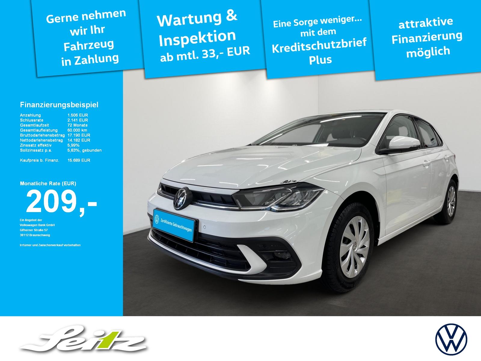 Volkswagen Polo VI 1.0 MPI Life *LED*KAMERA*NAVI*SITZH*