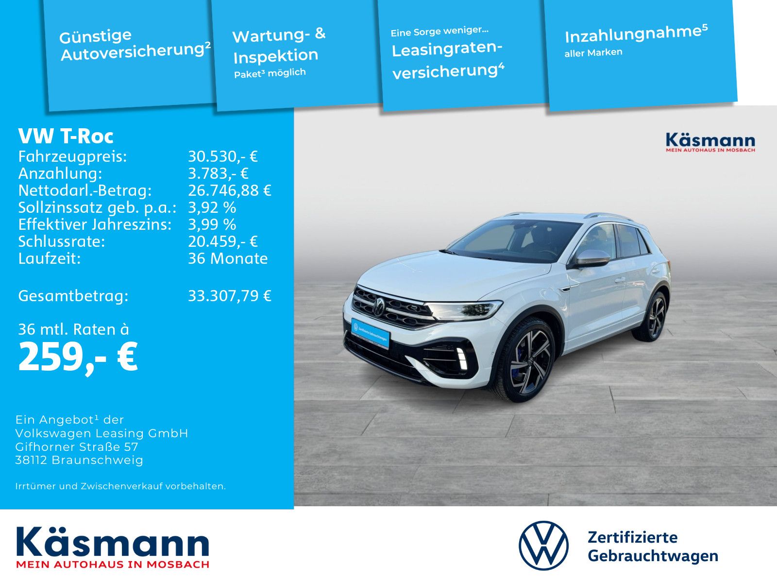 Volkswagen T-Roc R 4Motion 300PS NAVI MATRIX KAM EASYOPEN foto 2