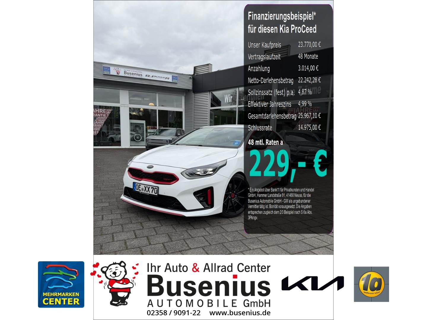 Kia ProCeed 1.6T DCT GT Navi B-Power Umbau