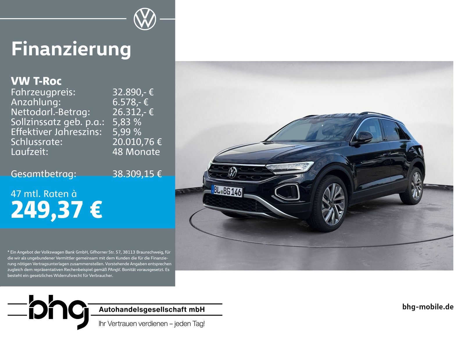 Volkswagen T-Roc Life 1.5 l TSI OPF