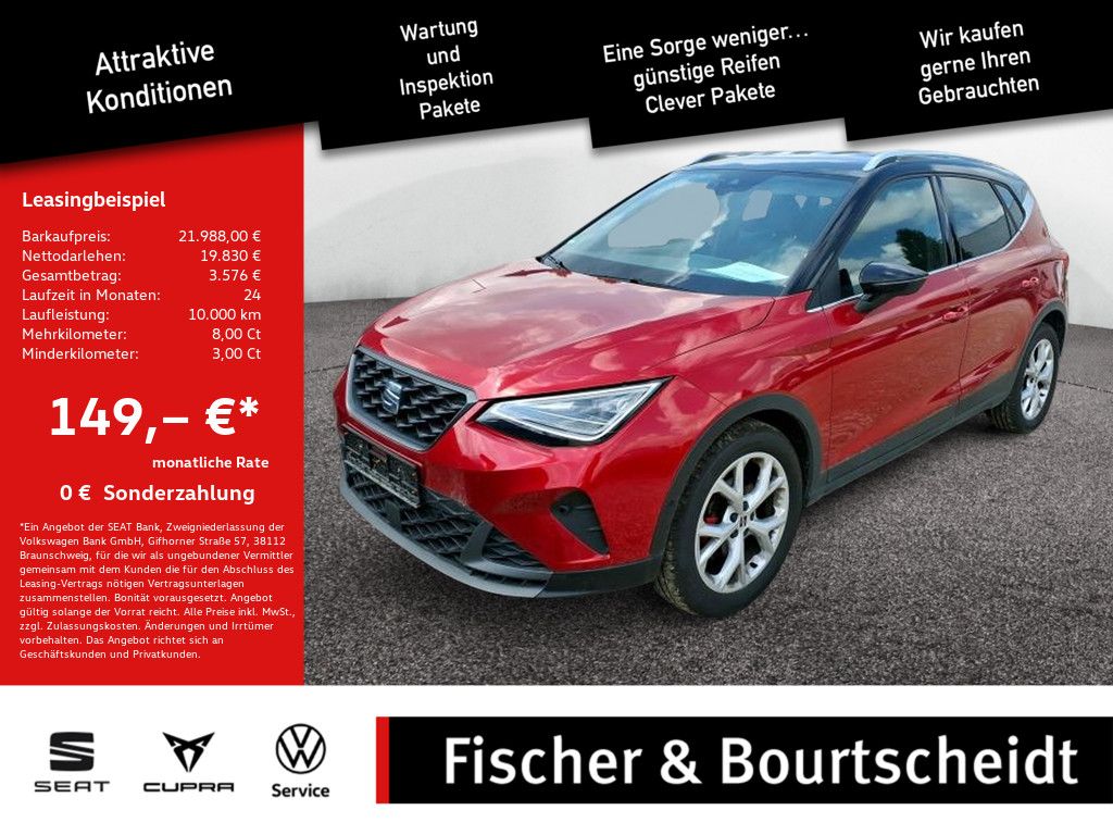 Seat Arona 1.0 TSI FR DCC KAMERA NAVI ACC FACEL. LED