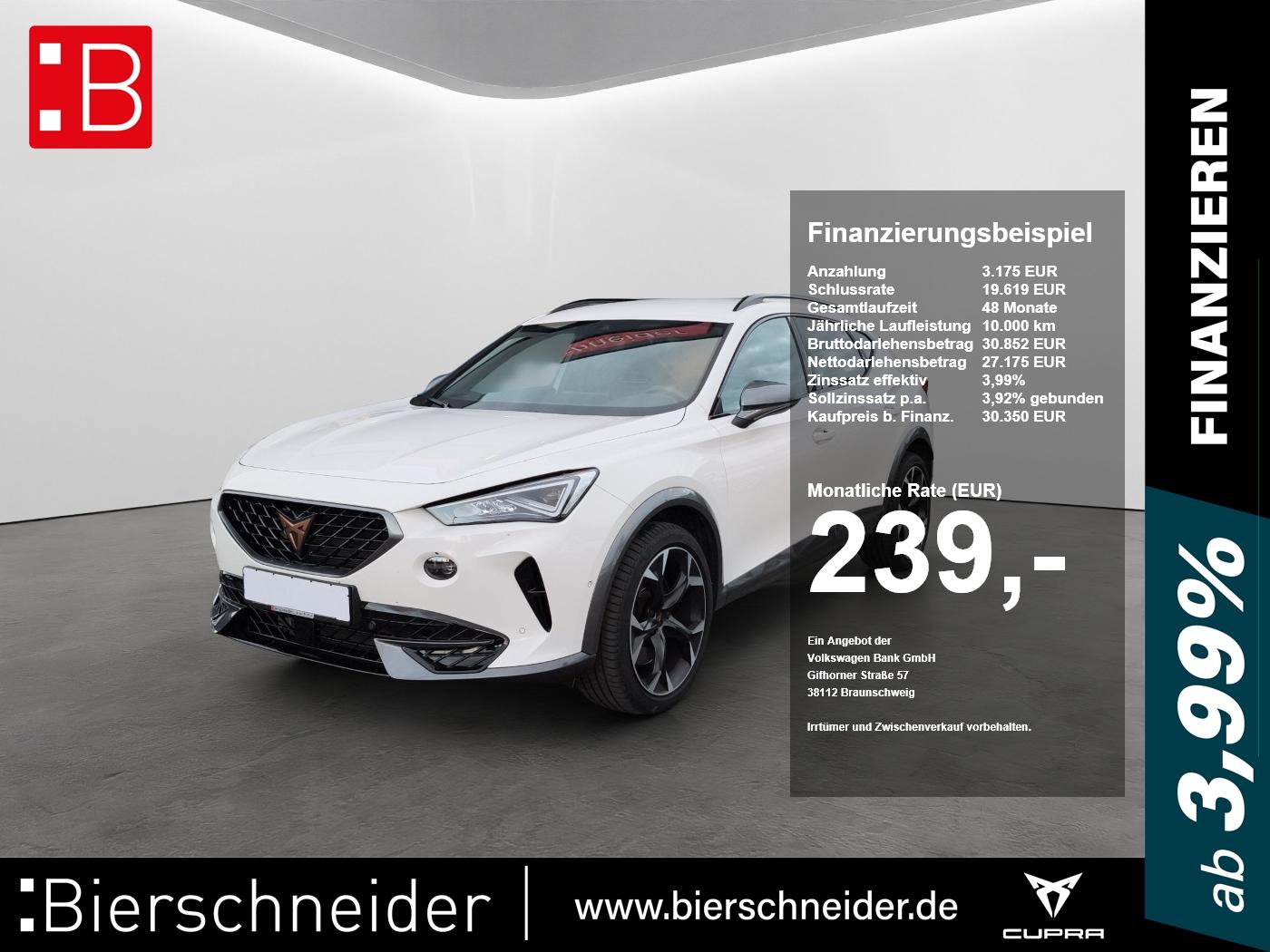Cupra Formentor 2.0 TSI DSG 4Drive VZ LED+NAVI+19+KAME