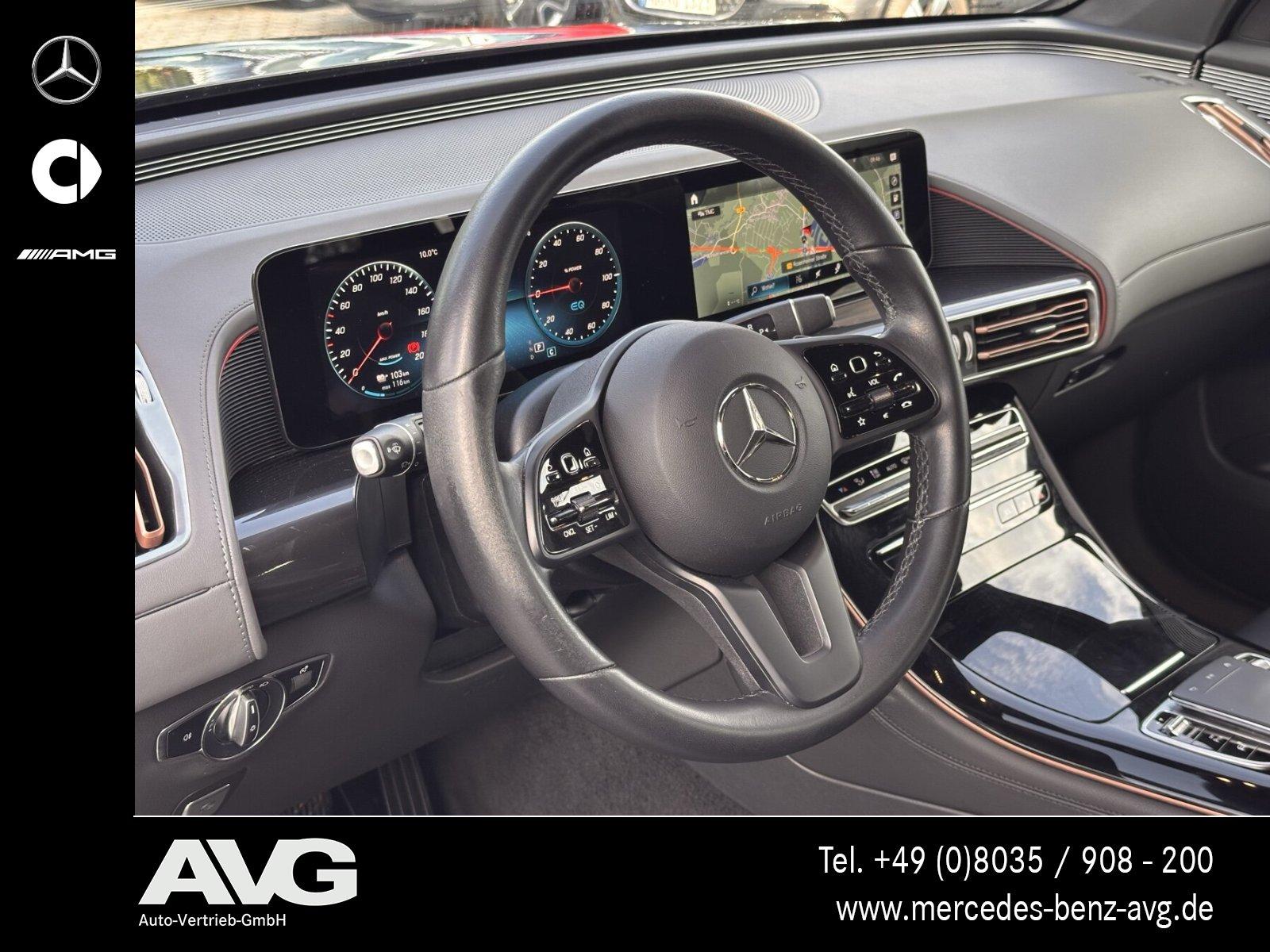 Mercedes-Benz EQC 400 4M MBUX MBEAM RFK CarPlay DAB EASY-P 19", миниатюра 7
