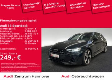 Audi Leasingangebot: Audi S3 Sportback 2.0 TFSI Kamera virtual Navi Teille