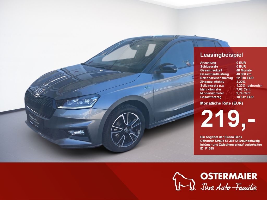 Skoda Fabia Monte Carlo 1.0TSI DSG.NAV.FernA.ViCo.ACC.