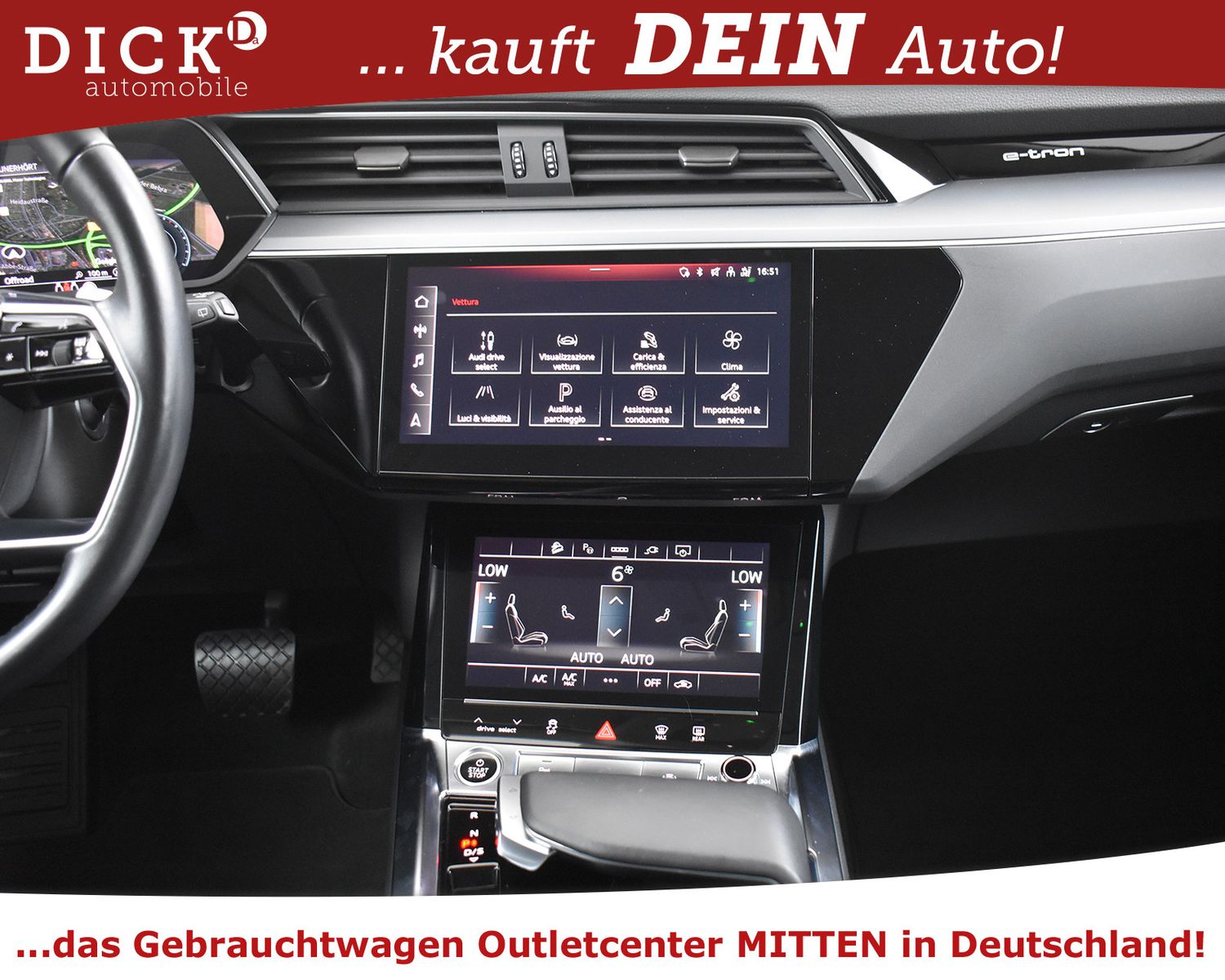 AUDI e-tron 55 Quat Advan LEDER+MATR+NAVI+SHZ+KAM+ACC - Image 14