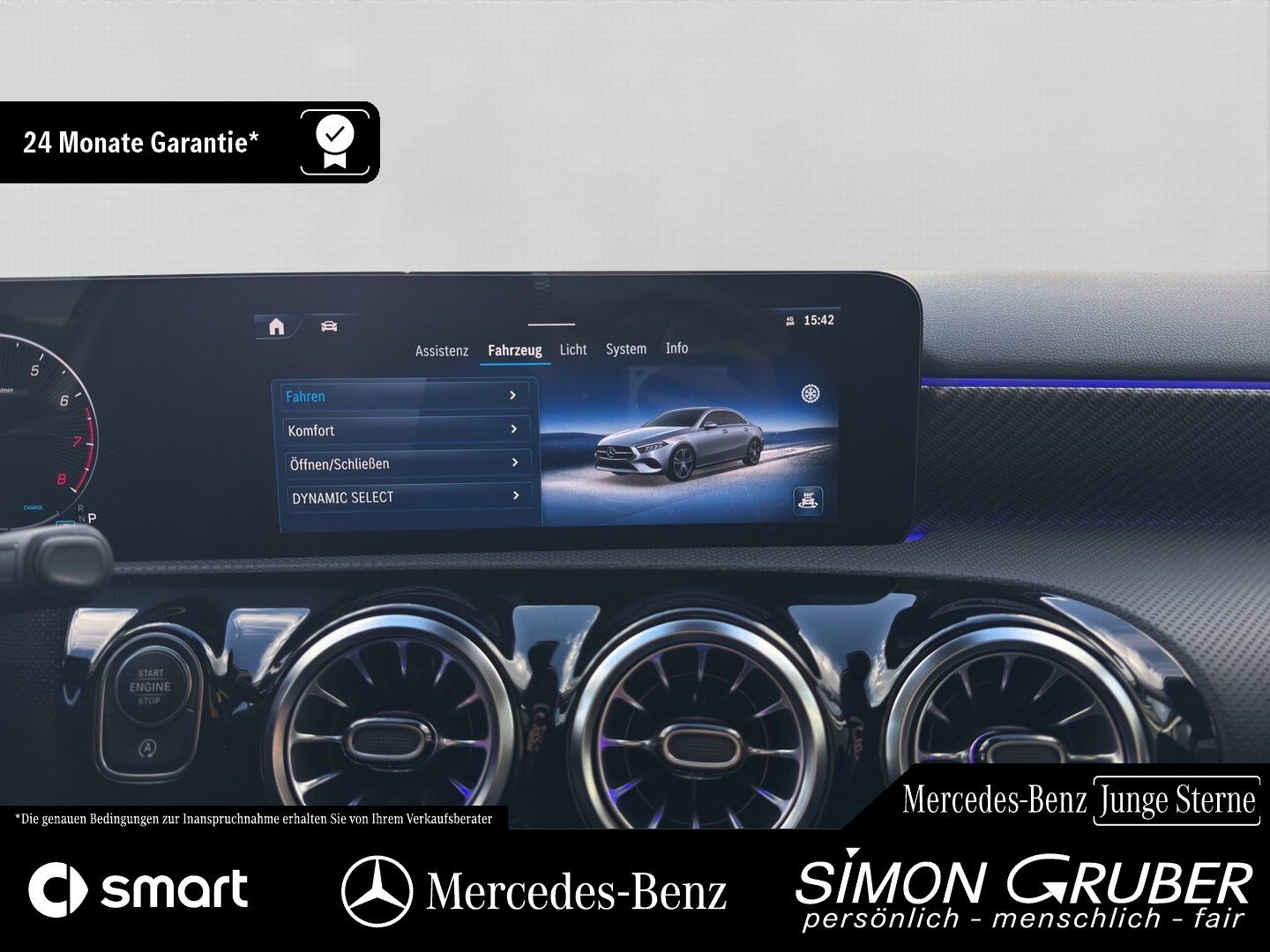 Fahrzeugabbildung Mercedes-Benz A 200 Limo Progressive Pano KeylessGo Kamera LED