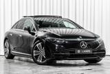 Mercedes-Benz EQS 350 Luxury Line Burmester Pano Achterasbestu - schwarze Mercedes-Benz EQS
