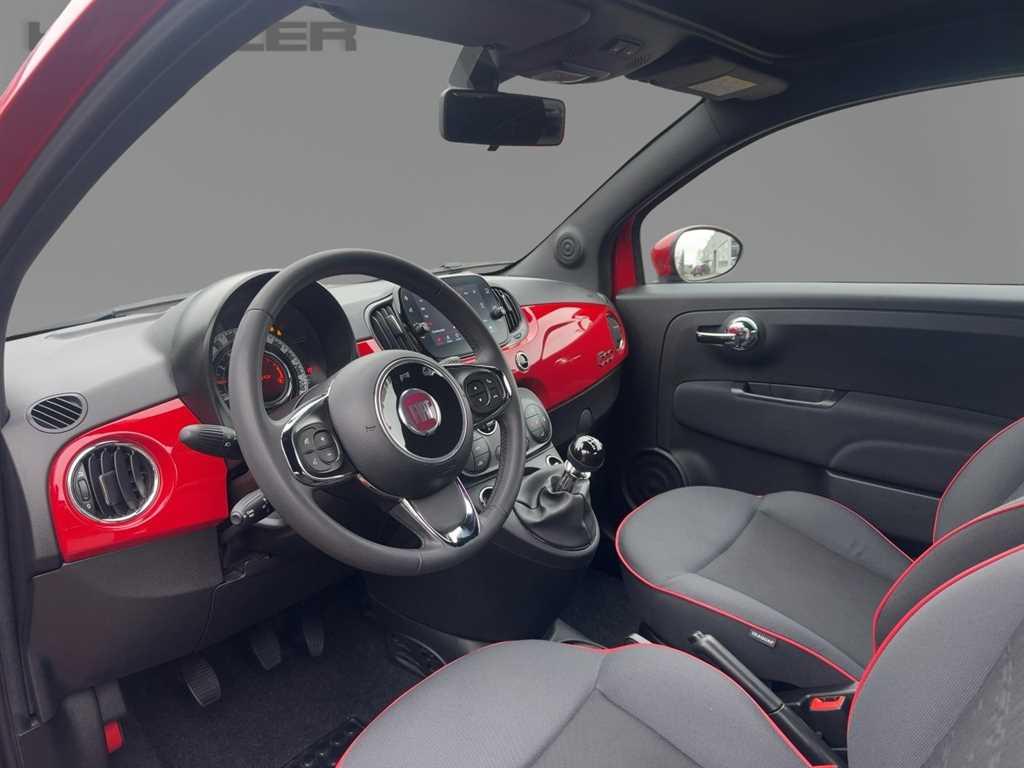 Fiat 500C "RED" Parkpilot CarPlay Klima LM-Felgen 