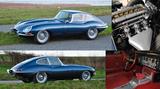 Jaguar E-Type - blaue Jaguar E-Type