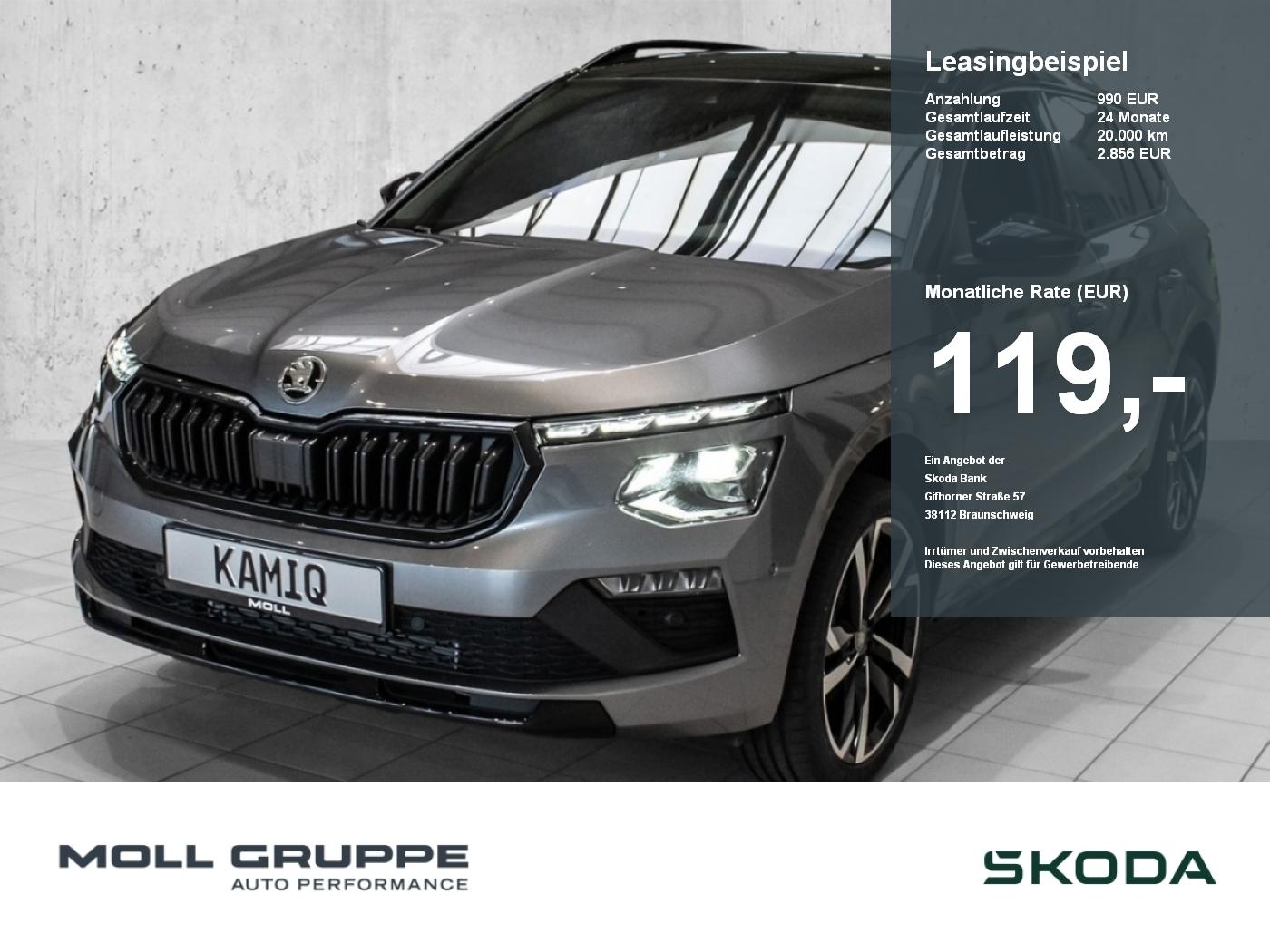 Skoda Kamiq 1.5 TSI Monte Carlo 2xKLIMA ACC AUT FLA
