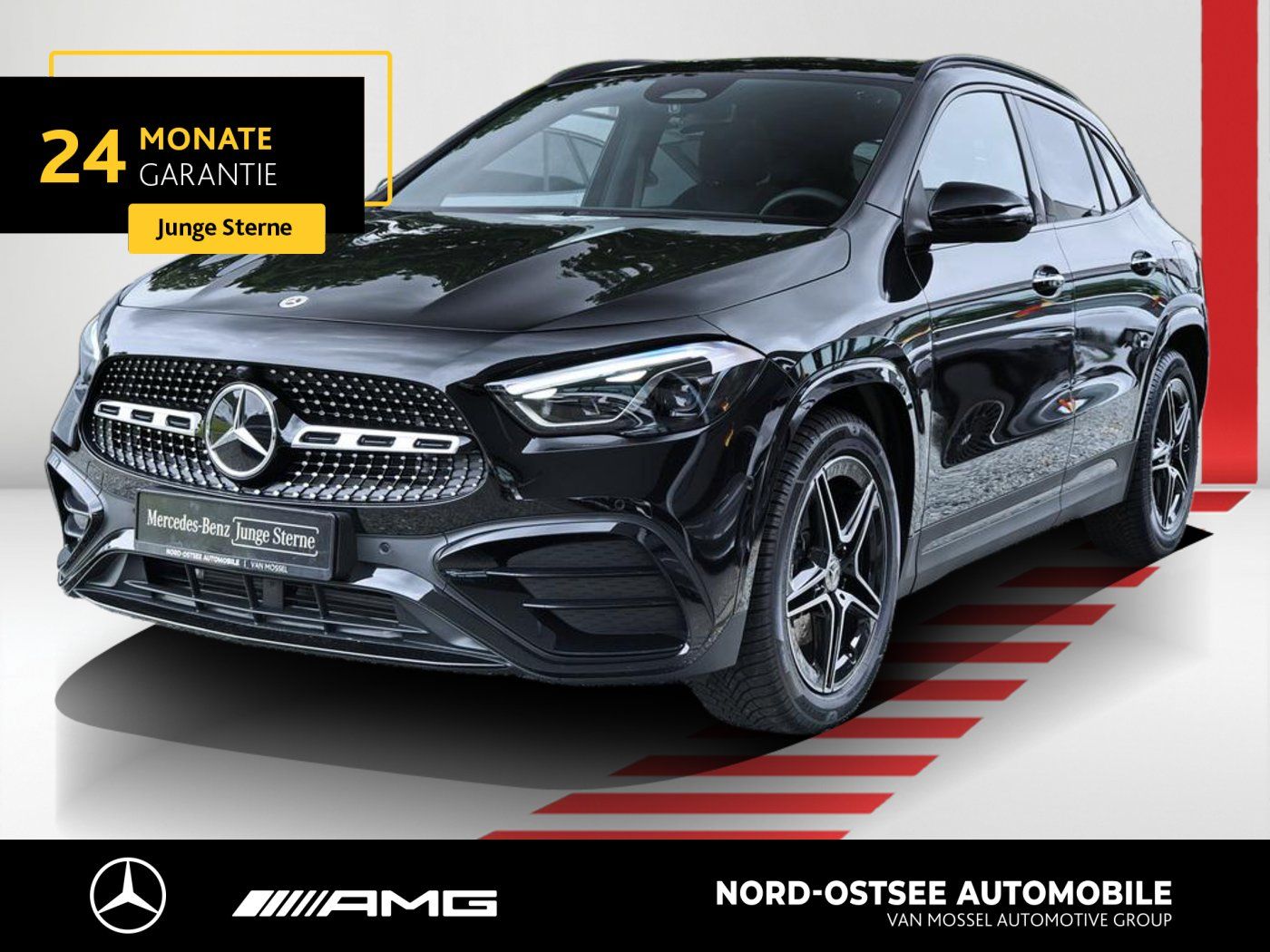 Mercedes-Benz GLA 200 d AMG ADV.+ KAM PANO TEMPO AHK KEYLESS