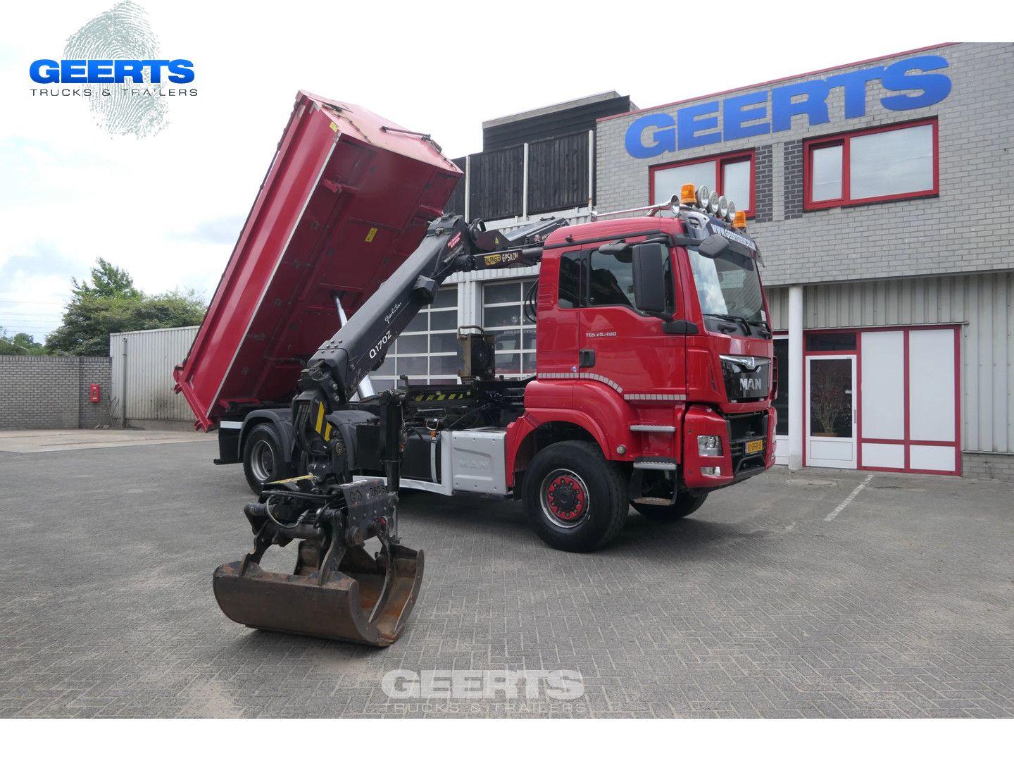 MAN TGS 26.480 | 6X6 | 2 Side Tipper + Hydraulic dus