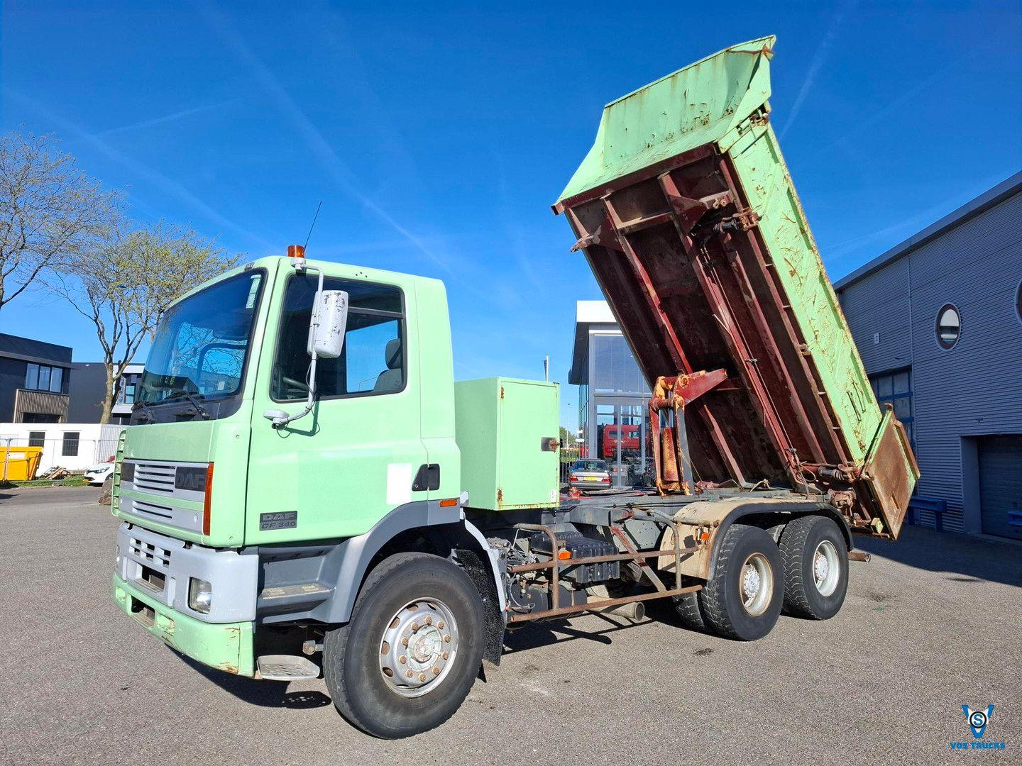 DAF CF 85.340 / 6X4 / 2X BIG AXLE / FULL-STEEL / DRU