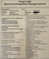 Peugeot 3008 1.6Allure GT-Line*Nappaled.*Massage*LED*ACC - Peugeot 3008 in Karlsruhe