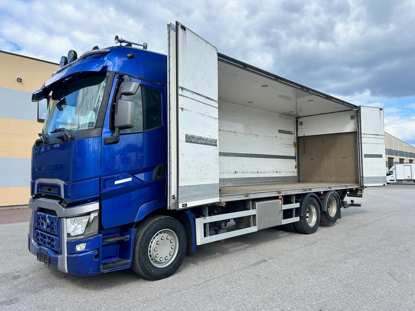 Renault T520 6X2 EURO6 + RETARDER + SIDE OPENING