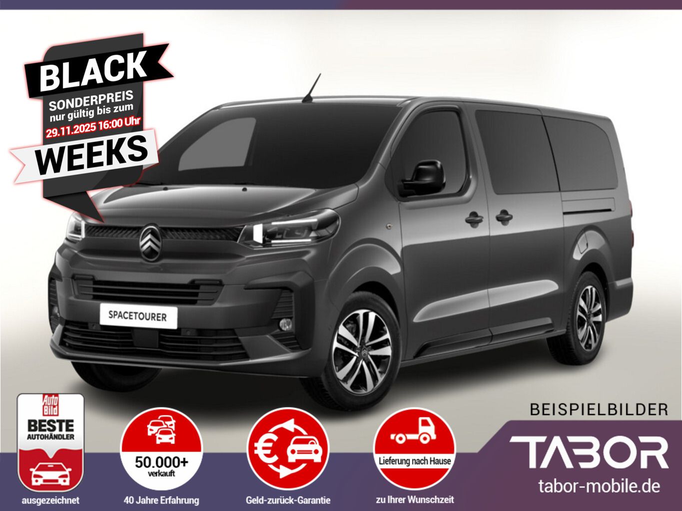 Citroën Spacetourer 180 EAT8 MAX XL Pano ACC Kam SHZ AHK