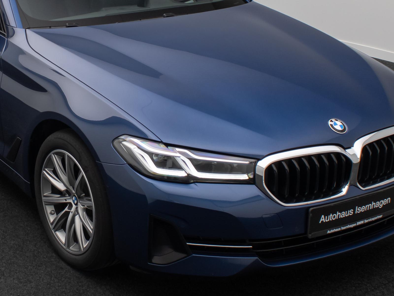 BMW 520 d xD DAB HUD Kamera Alarm Panoram Leder Sport, миниатюра 19