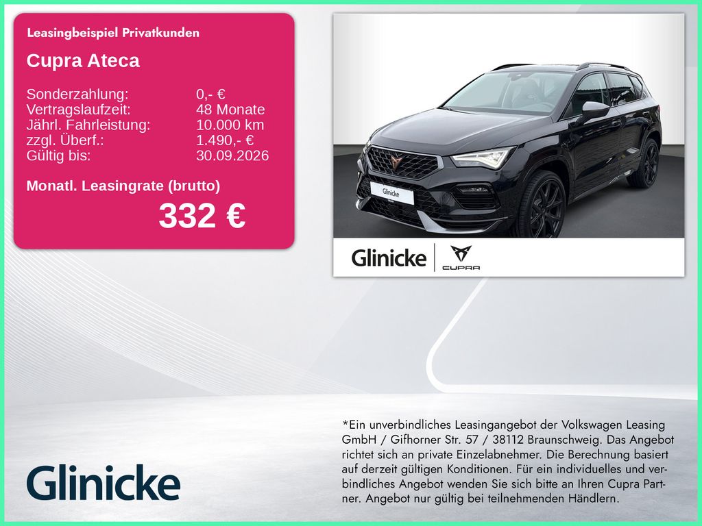 Ateca 1.5 TSI Tribe Edition DSG, AHK, RFK