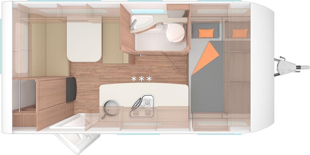 Weinsberg CaraOne 420 QD Auflastung 1350 kg