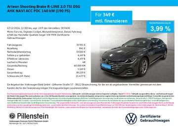 Volkswagen Leasingangebot: Volkswagen Arteon Shooting Brake R-LINE 2.0 TSI DSG AHK NAV