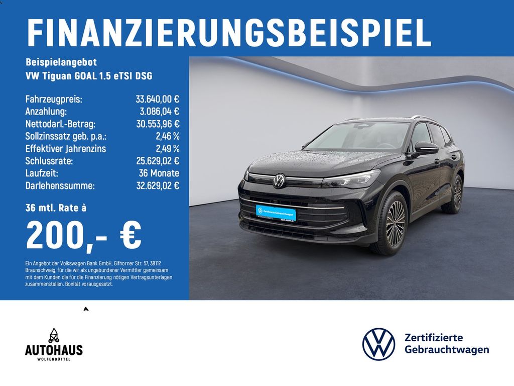 Tiguan GOAL 1.5 eTSI DSG AHK KAMERA LED NAV SHZ