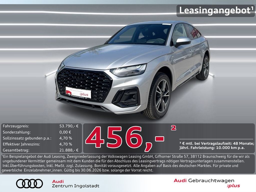 Audi Q5 Sportback 50 TDI qu S line MATRIX AHK HuD ACC