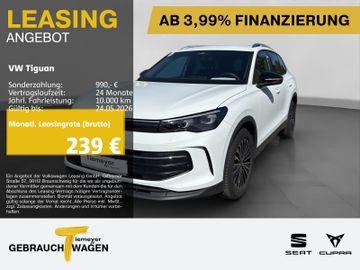 Volkswagen Leasingangebot: Volkswagen Tiguan 2.0 TDI DSG GOAL IQ.LIGHT HuD 360 AHK eKL