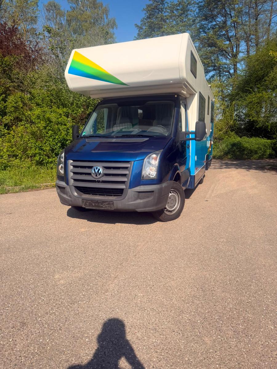 Volkswagen CRAFTER | ALKOVEN WOHNMOBIL | 1. HAND | TÜV NEU
