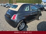 Fiat 500 Pop 145000 km UNFALLSCHADEN VOLL FAHRBEREIT - Fiat 500: Schwarz, Cabrio