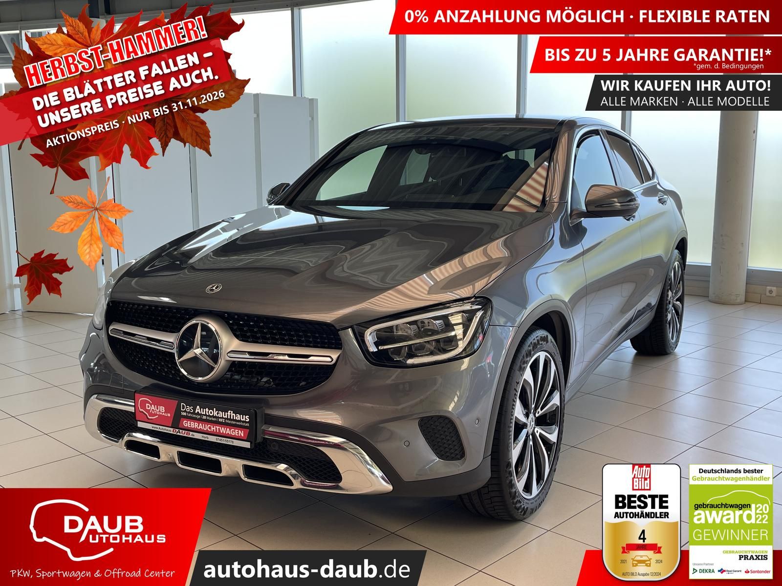 Mercedes-Benz GLC 220 d Coupe 4 Matic Leder Navi Alu voll foto 1