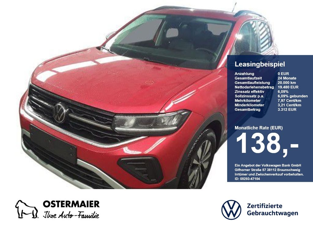Volkswagen T-Cross GOAL 1.0TSI 95PS ACC.5J-G.KAMERA.VIRTUAL