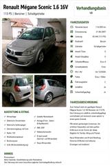Renault Megane Scenic 1.6 16V - Renault Megane mit Benzin-Antrieb: Van