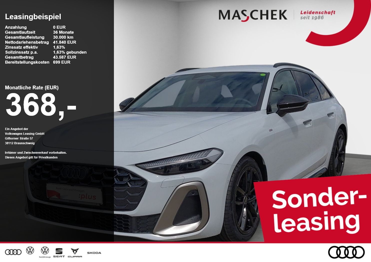 Audi A5 Avant S line edition one TFSI quat HUD 360° A