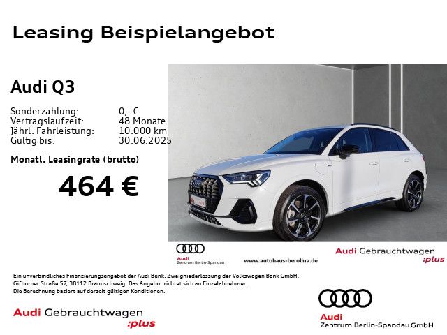 AUDI Q3 45 TFSI e S line S tronic *ACC*NAV+*Virt.C+*