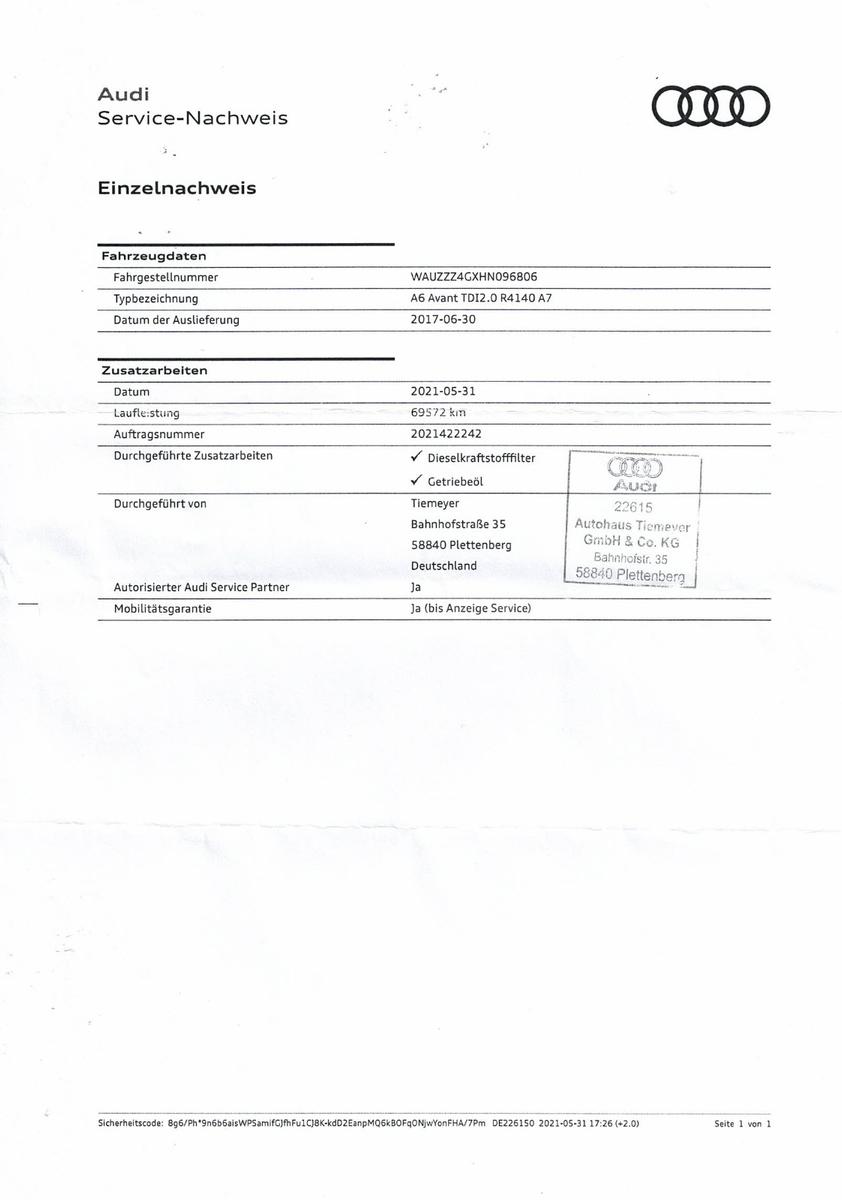 Audi A6 2.0 TDI*S-LIN*BLACK*LED*BOSE*NAV*ACC*LANE*SID