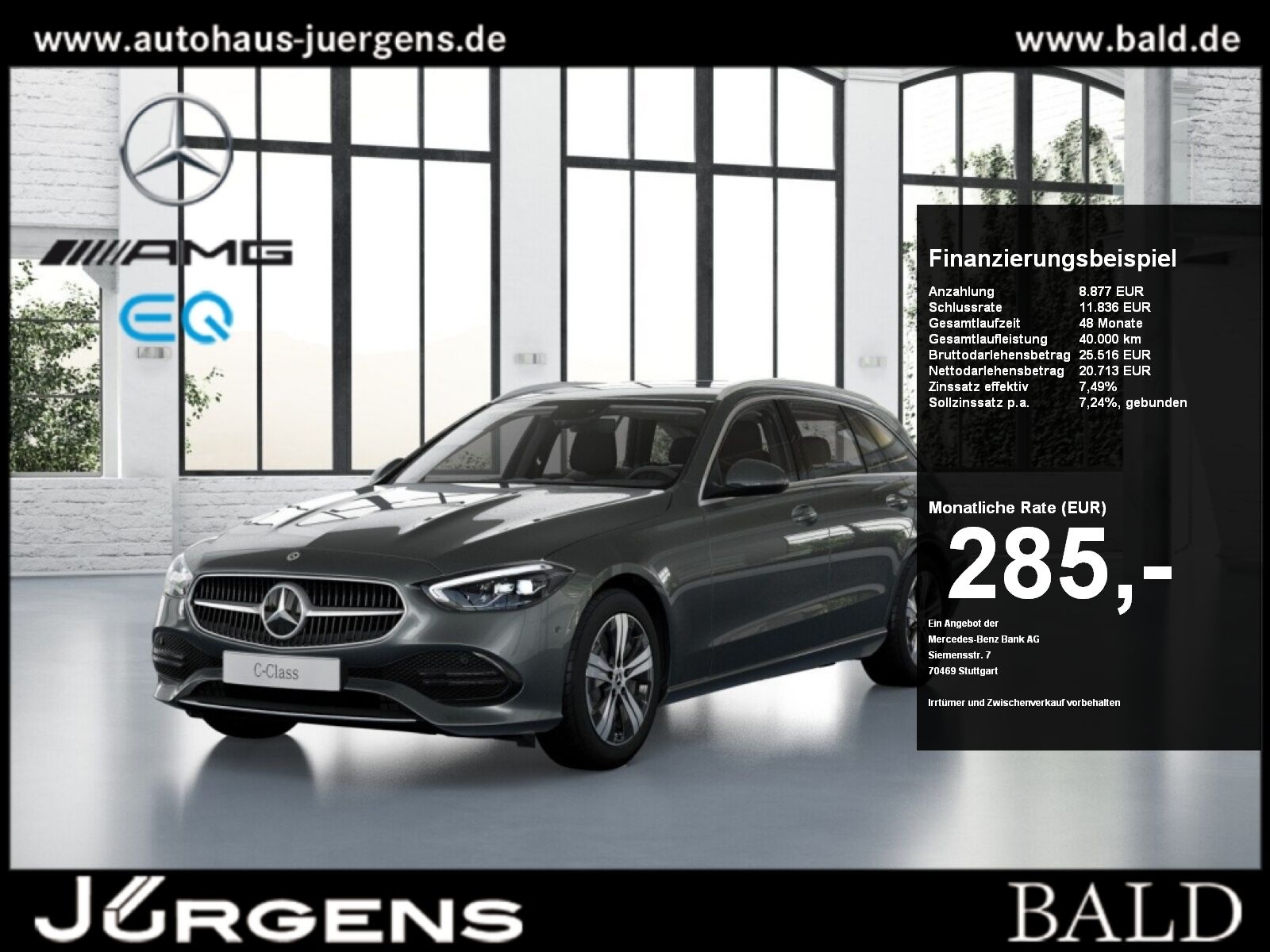 MERCEDES-BENZ C 300 e T-Modell Avantgarde+Ambiente+Cam+LED+SHZ