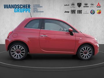 Fiat 500 1.0 Mild Hybrid Red PANORAMA CARPLAY