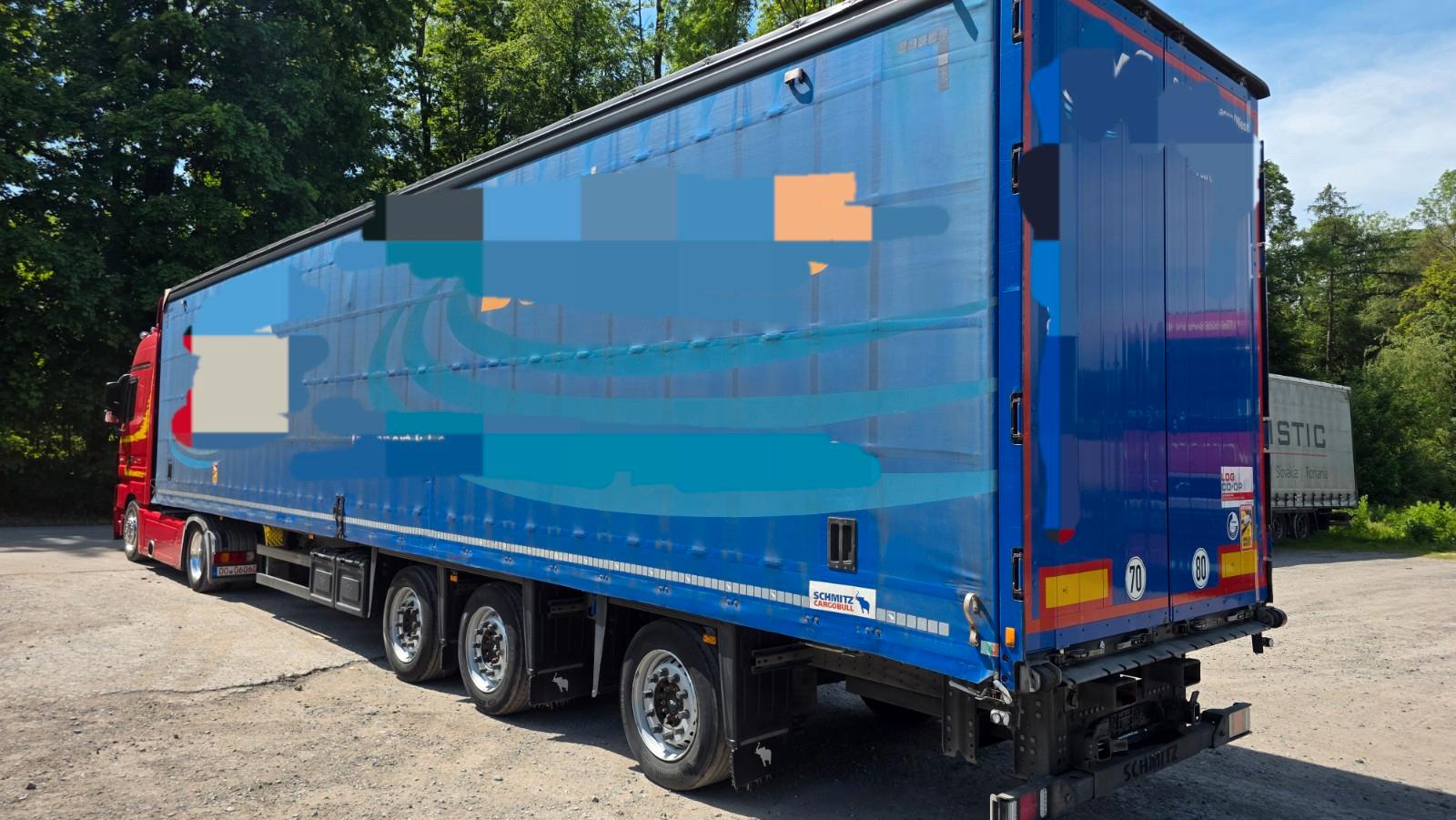 Schmitz Cargobull Mega Auflieger Mitnahmestapler