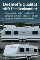 Dethleffs Titanium 595/Klimaautomatik/Neue TÜV-Reifen-Gas - Dethleffs Wohnwagen K