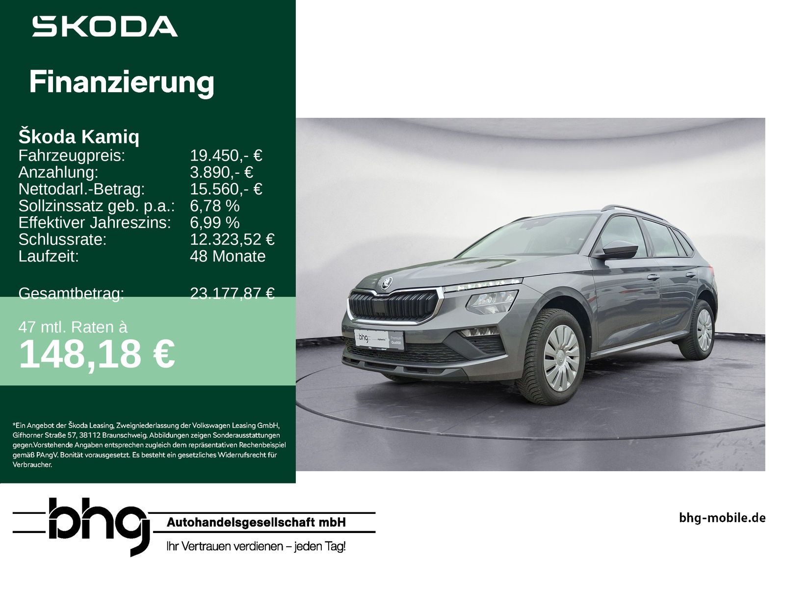 Skoda Kamiq 1.0 TSI DSG Essence
