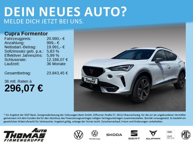 CUPRA Formentor 1.5 TSI DSG+LED+NAVI+PDC+ACC+FULL LINK